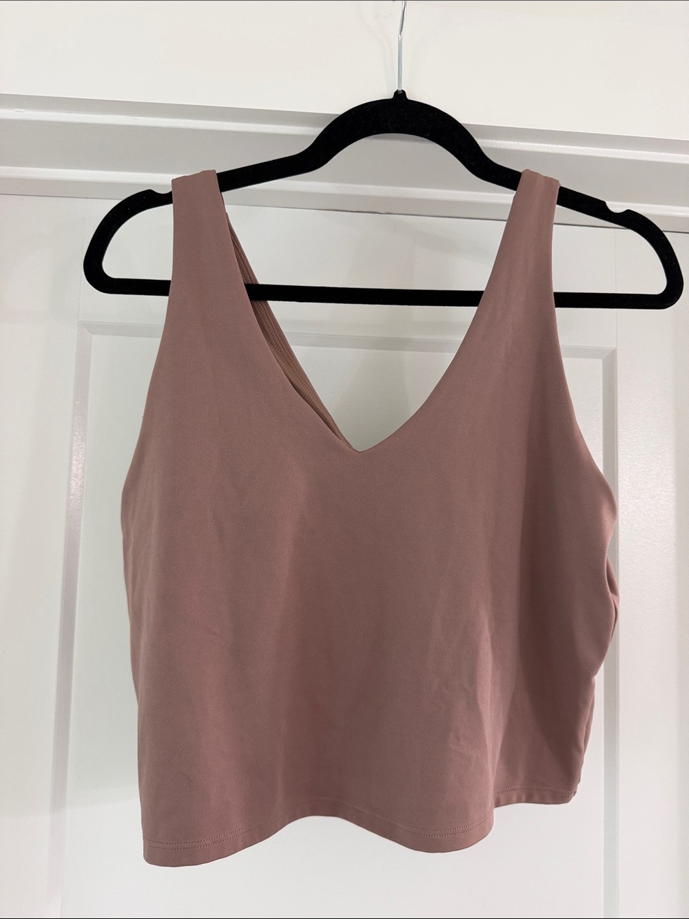 All In Motion Sleeveless V-Neck Crop Top - Dusty Rose